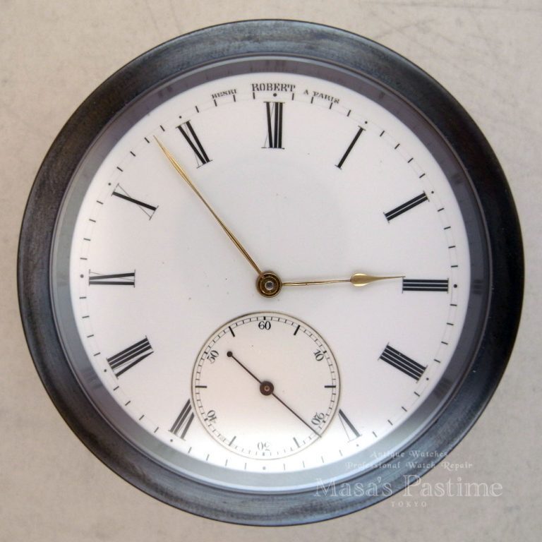 オーダーメイド　赤銅ケース製作　デスクウォッチ仕様