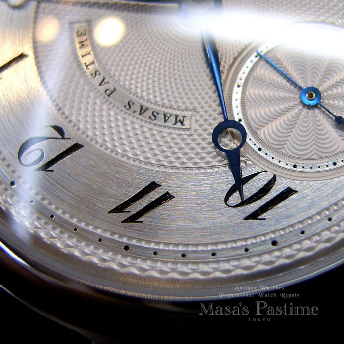 カスタム腕時計　ギョーシュ文字盤