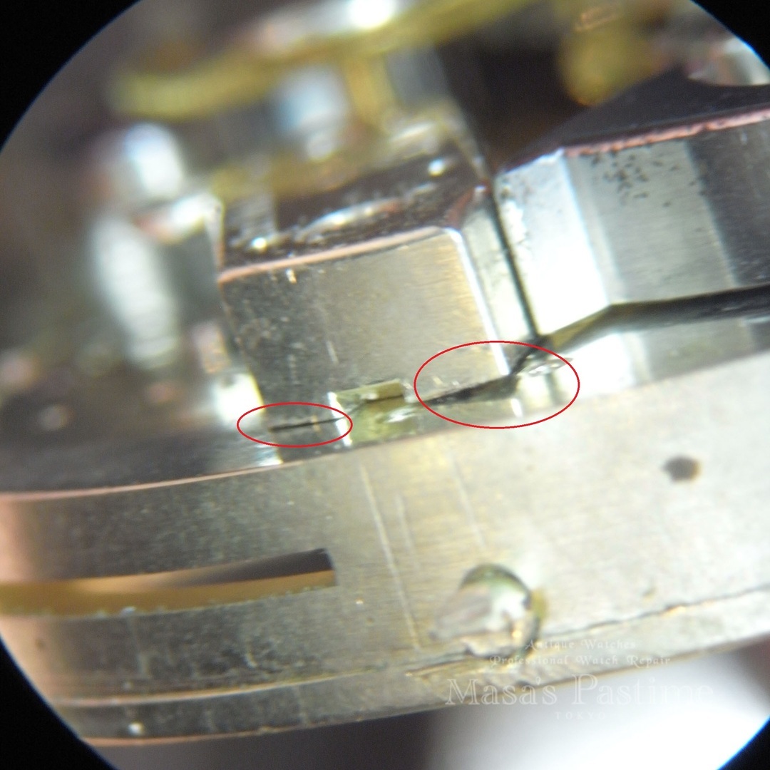 テンプ受け製作