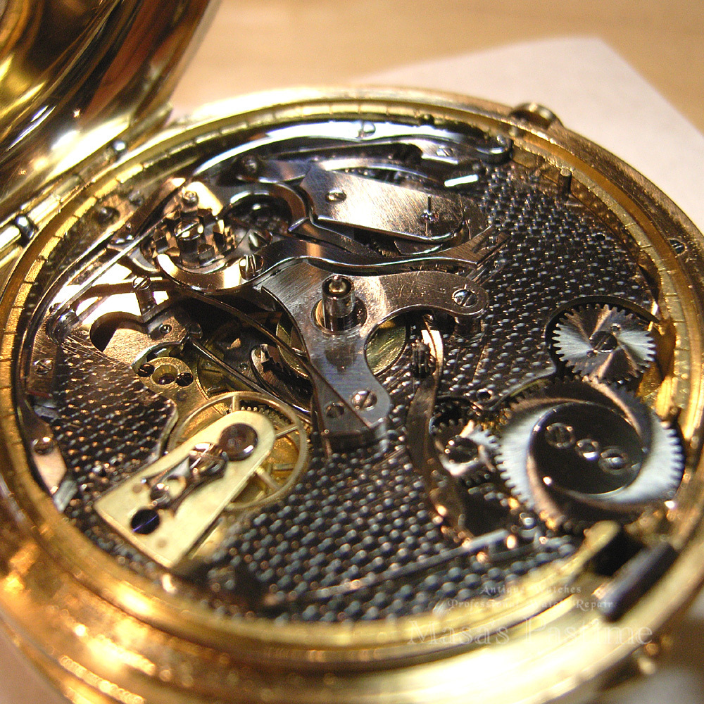 イギリス　ミニッツリピーター　クロノグラフ