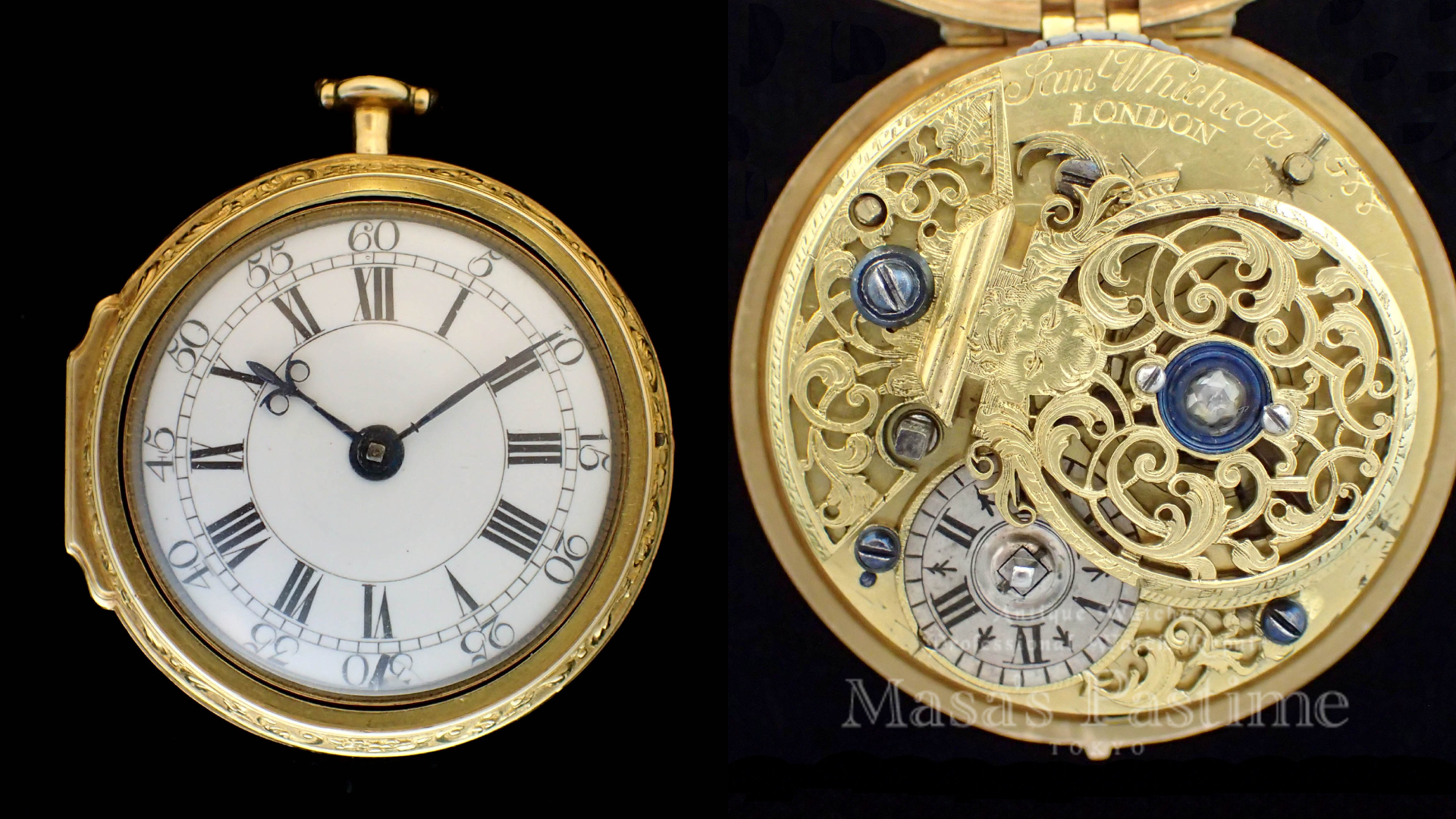 バージフュジー ラポセ イギリス 懐中時計