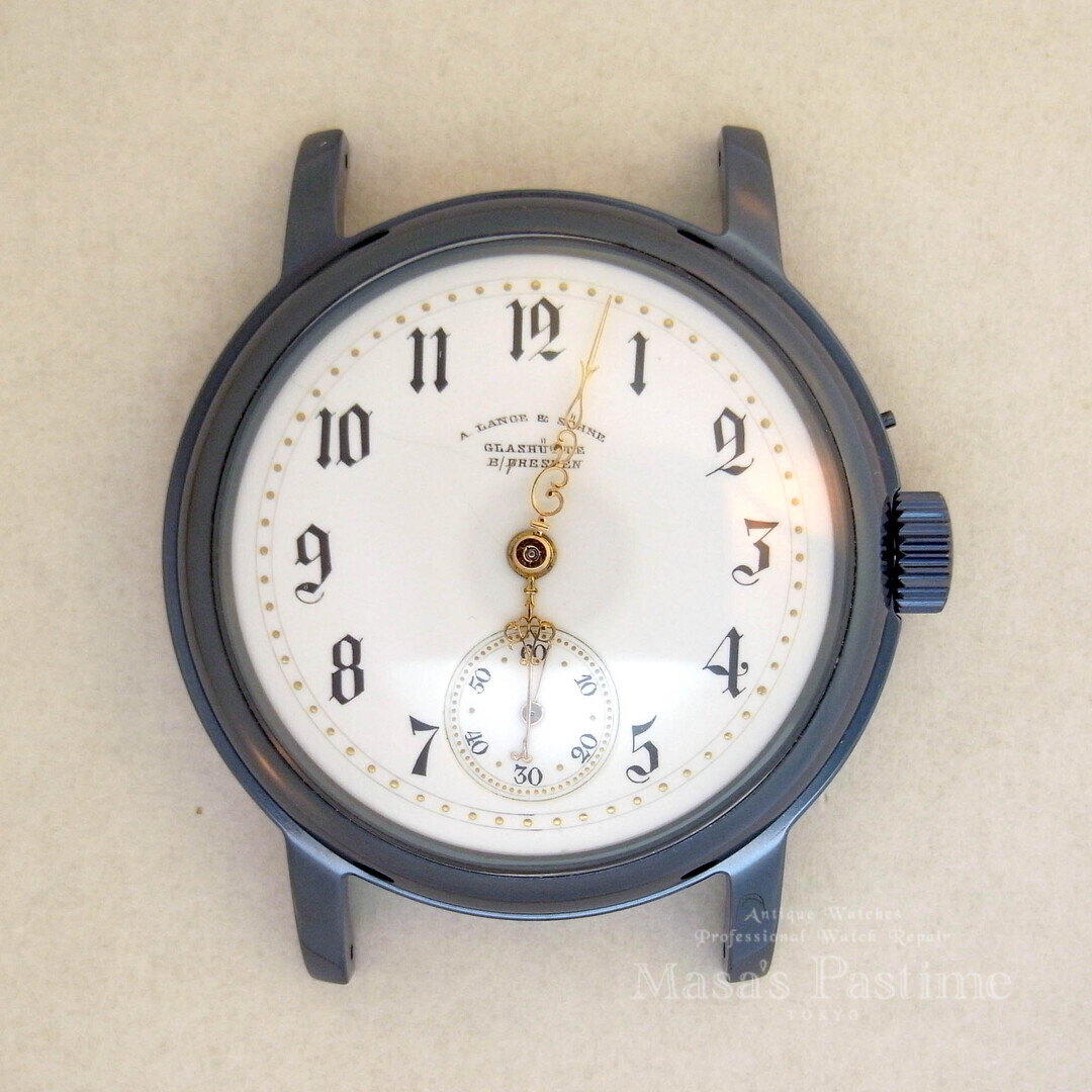 A.Lange&Sohne　小型　カスタム腕時計　赤銅ケース製作