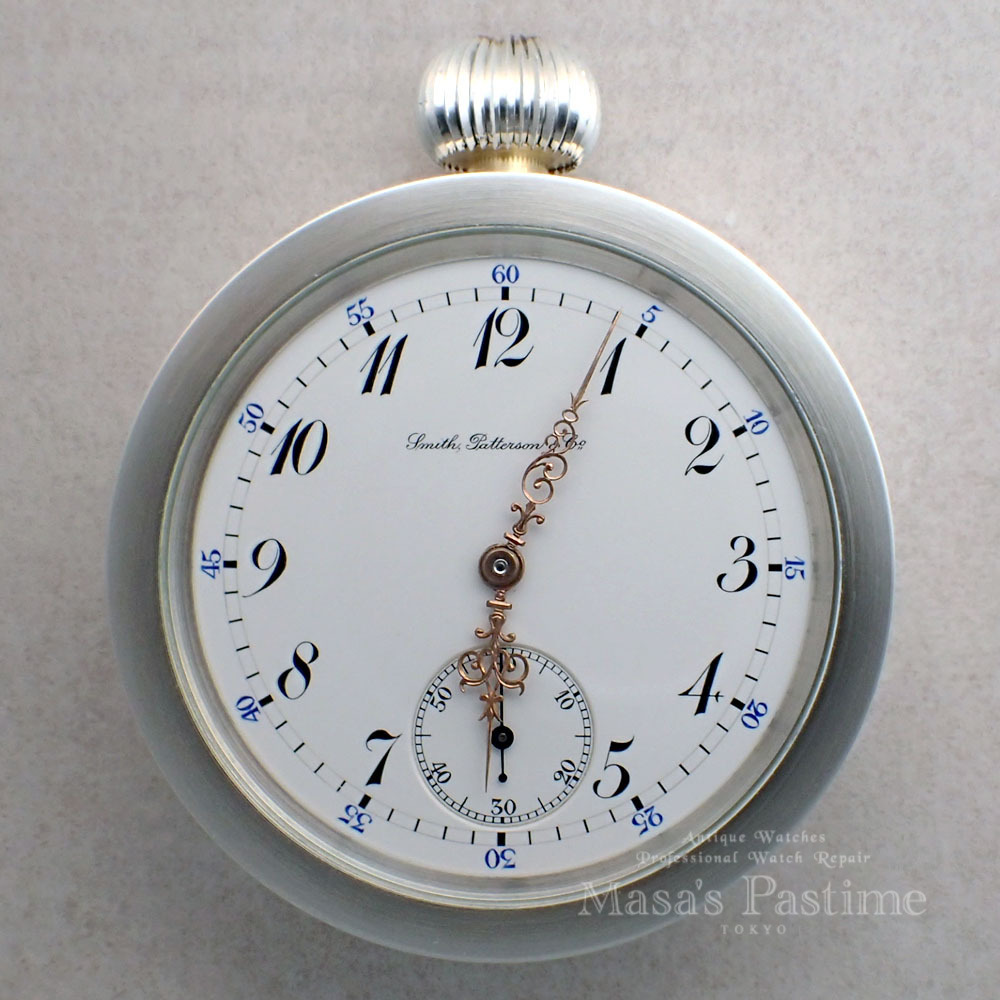 シルバーオーダーメイドケース製作　デスクウォッチ仕様