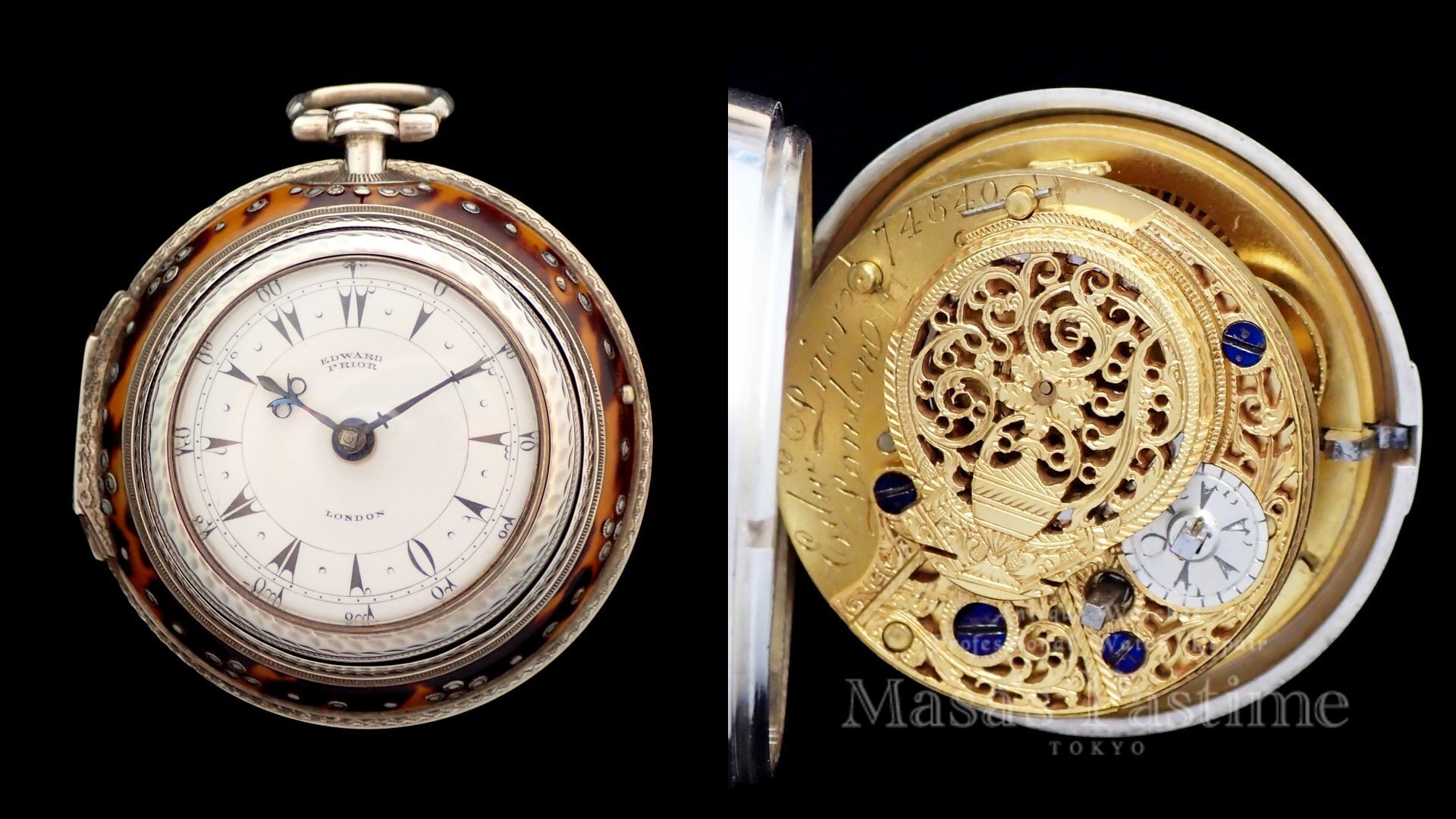 トリプルケース 　トルコ向け　イギリス 懐中時計