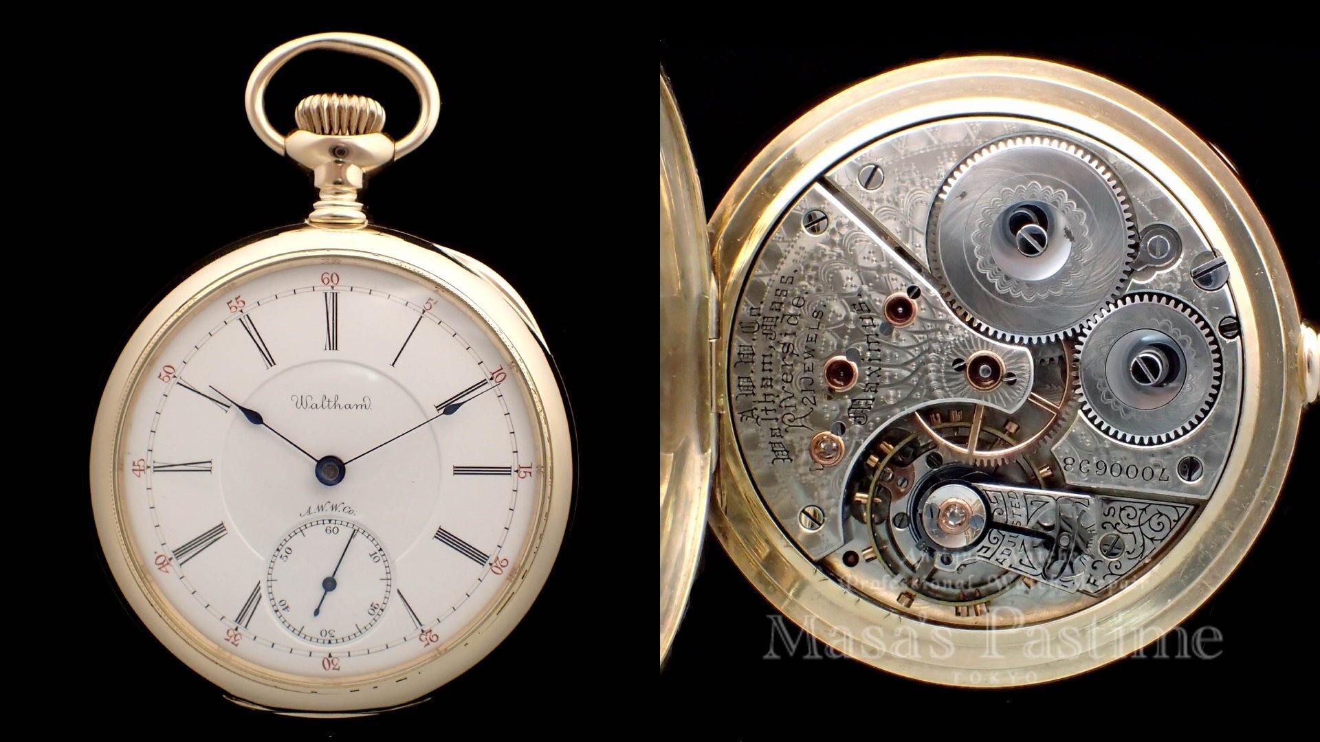 Riverside Maximus  ウォルサム 88モデル アメリカ 懐中時計