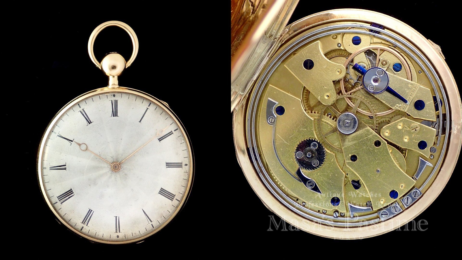 クォーター　リピーター　フランス　懐中時計