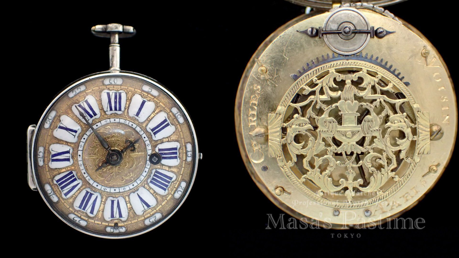 バージ　フュジー　フランス　懐中時計