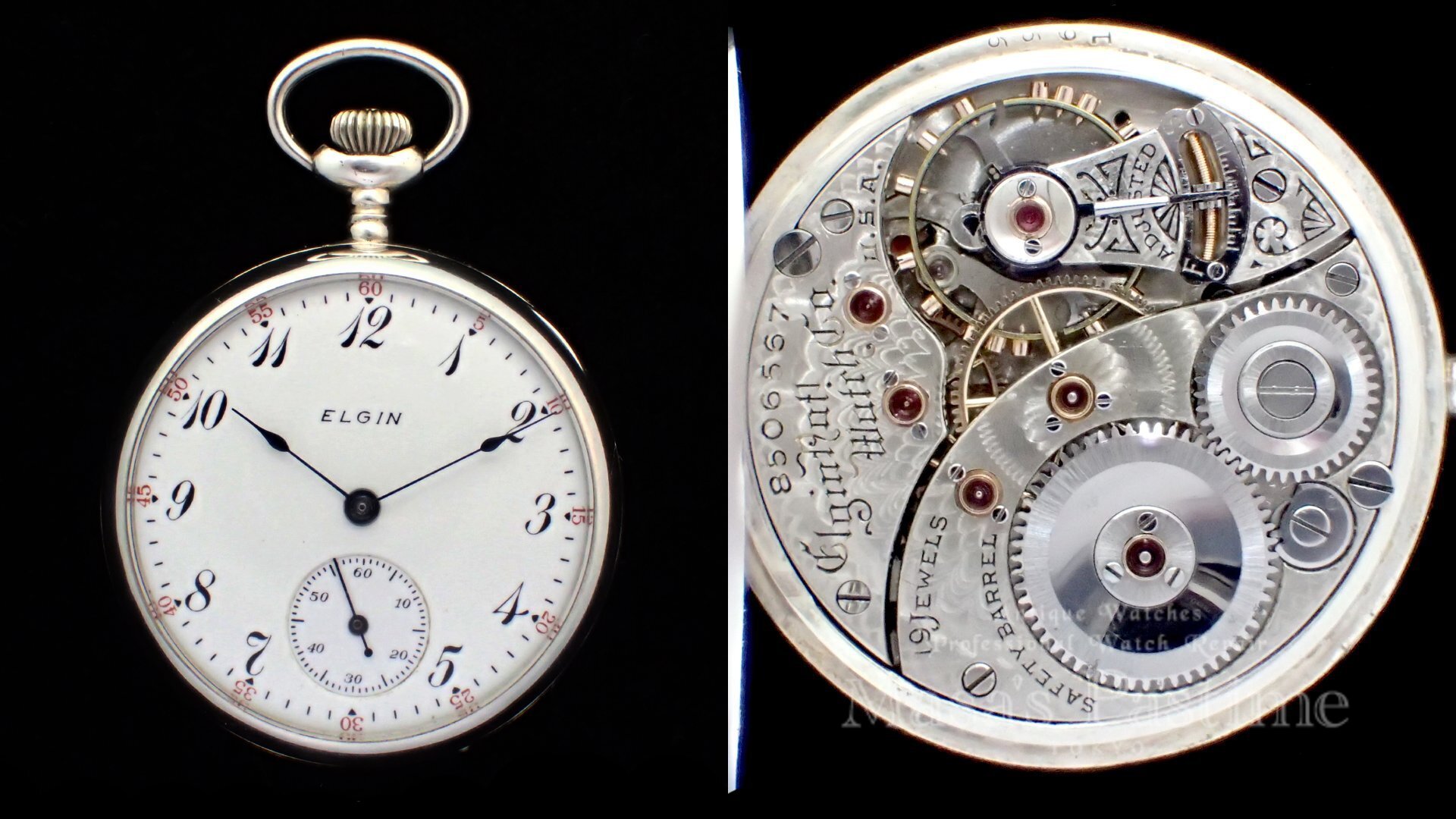 G201 エルジン アメリカ 懐中時計