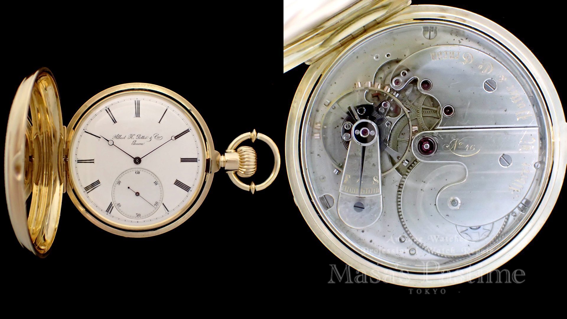 アルバートH.ポッター　スイス　懐中時計