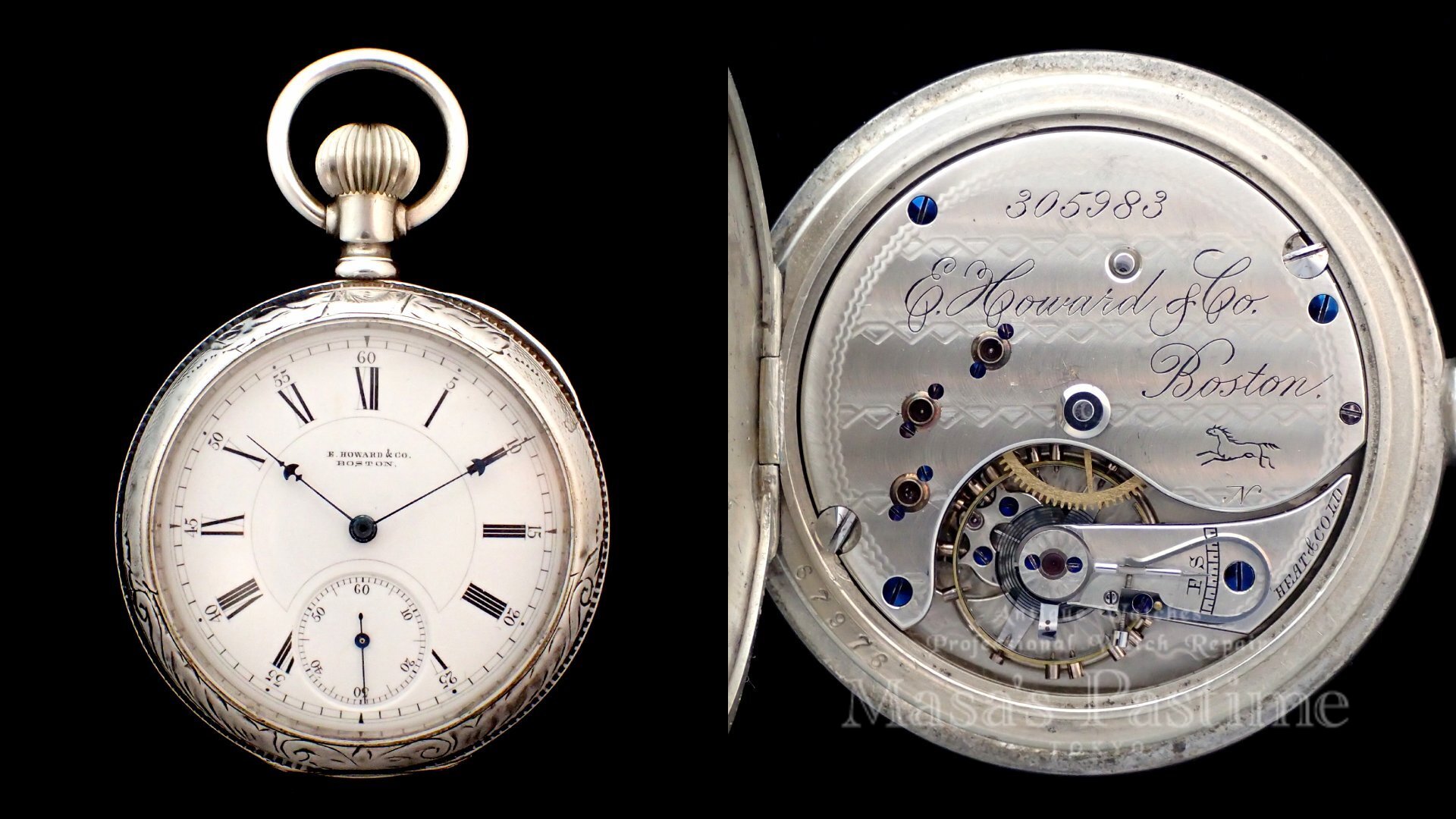 シリーズⅧ　オールド　ハワード　アメリカ　懐中時計