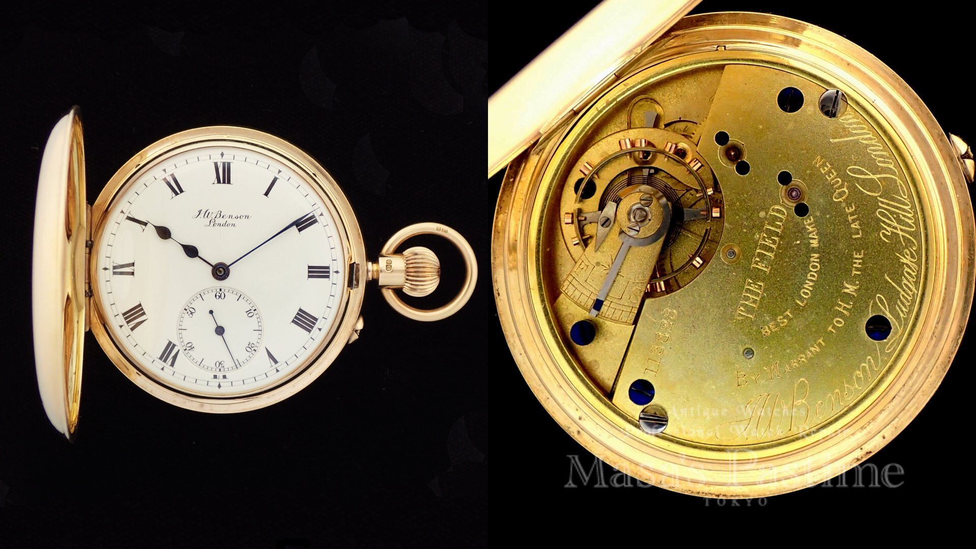 ベンソン　イギリス　懐中時計
