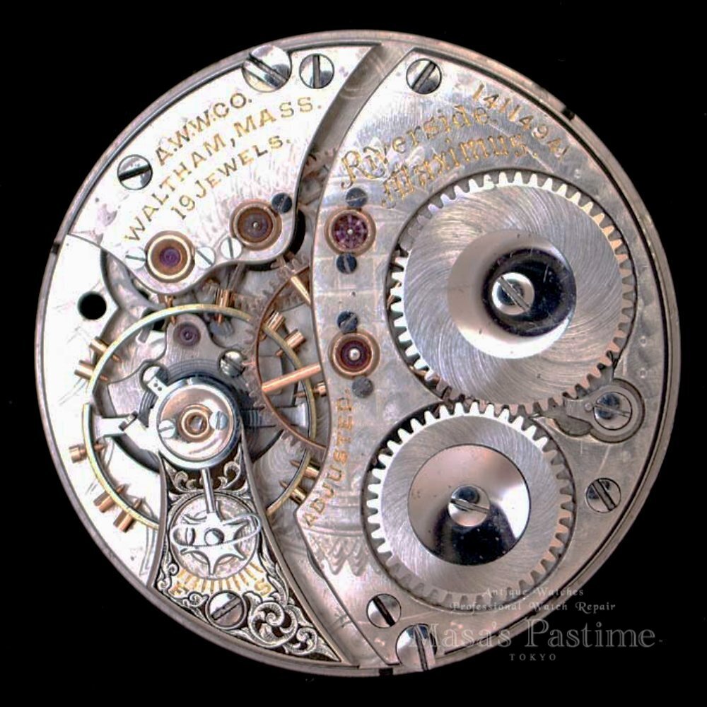 テンプ受けアラベスク装飾　エングレービング　　唐草