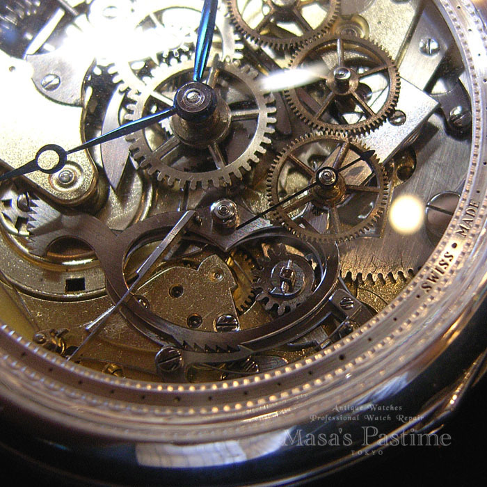 ミニッツリピーター　スケルトンダイアル