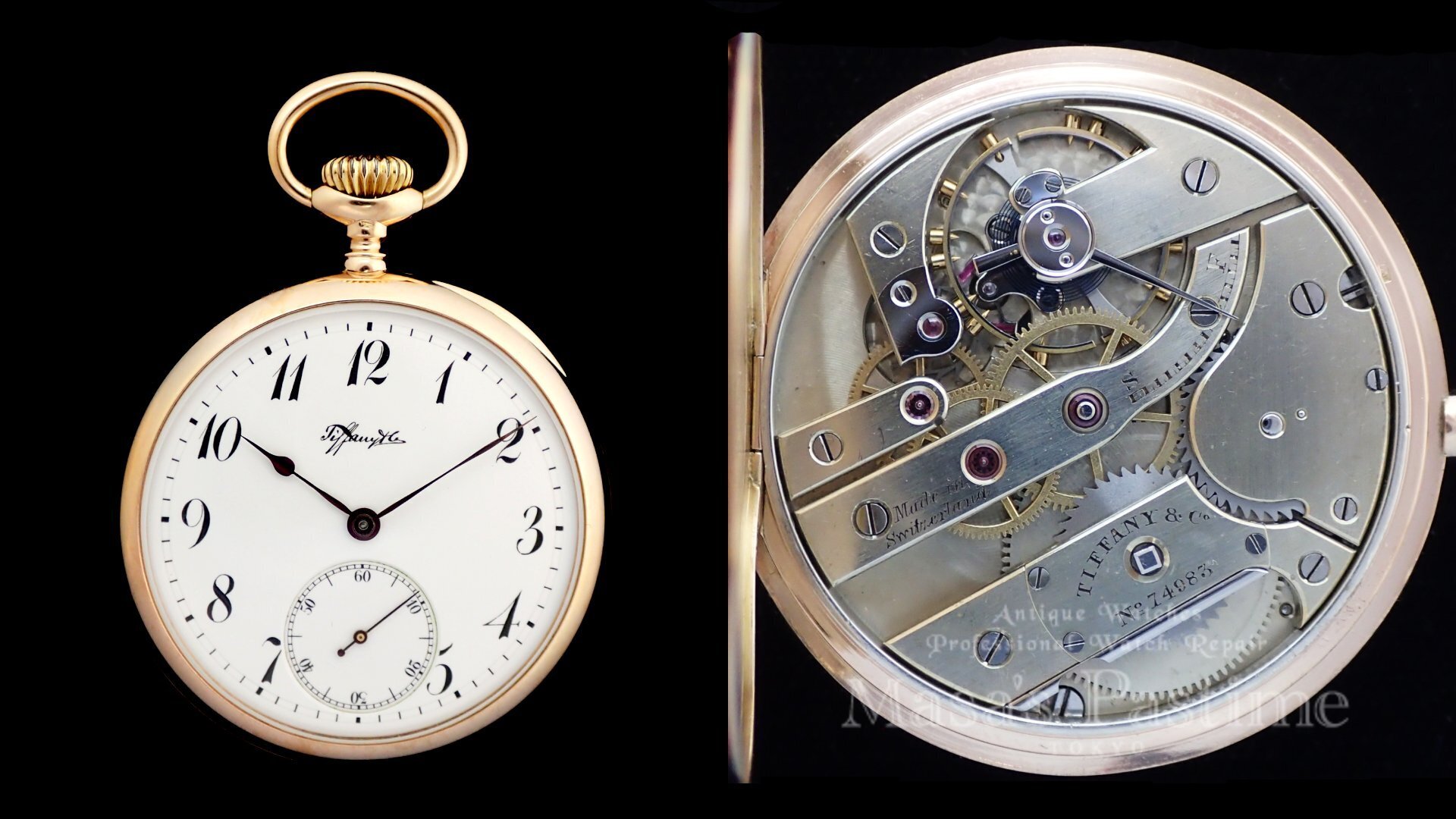 ティファニー　コーエン　スイス　懐中時計