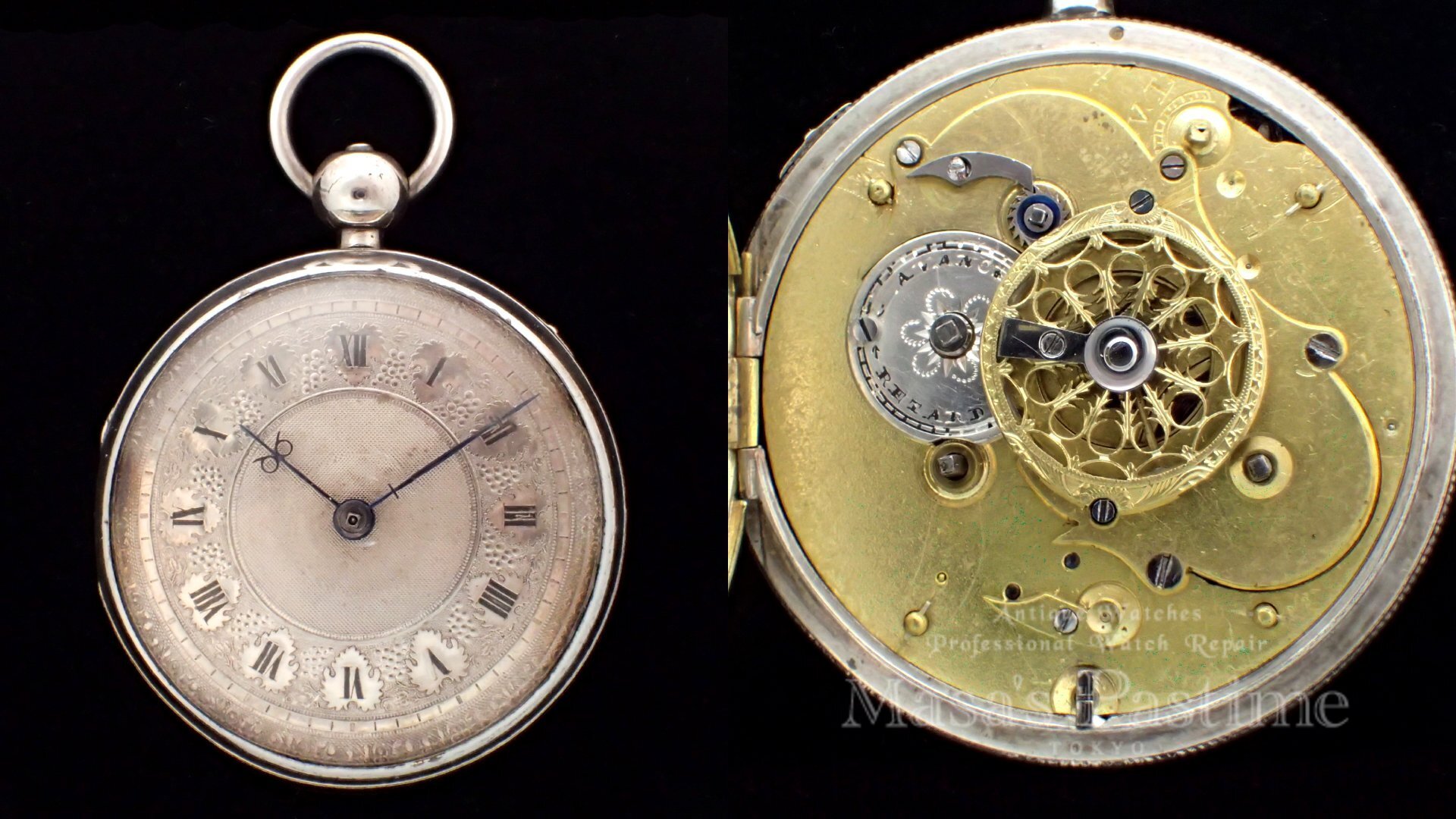 バージ　フュジー　スイス　クロックウォッチ