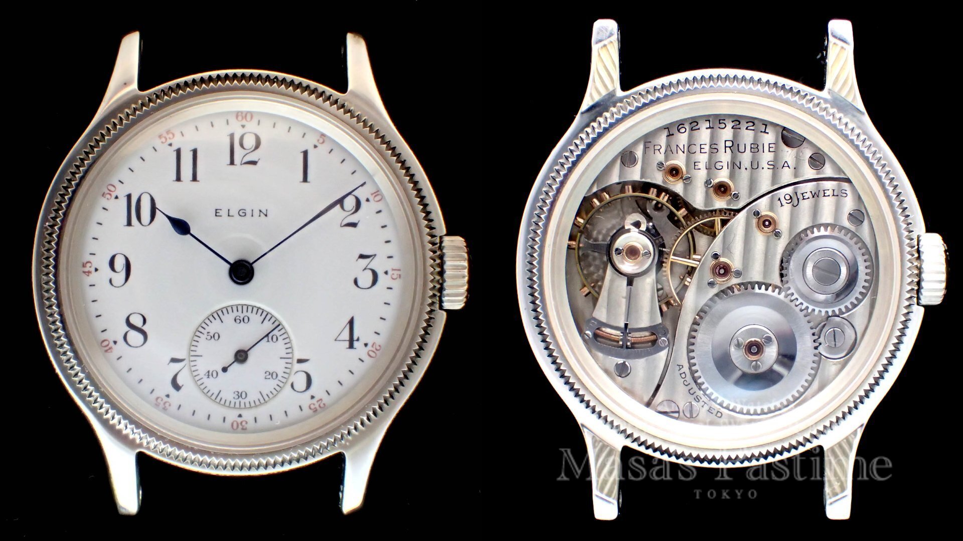 G201 FRANCES RUBIE エルジン カスタム腕時計