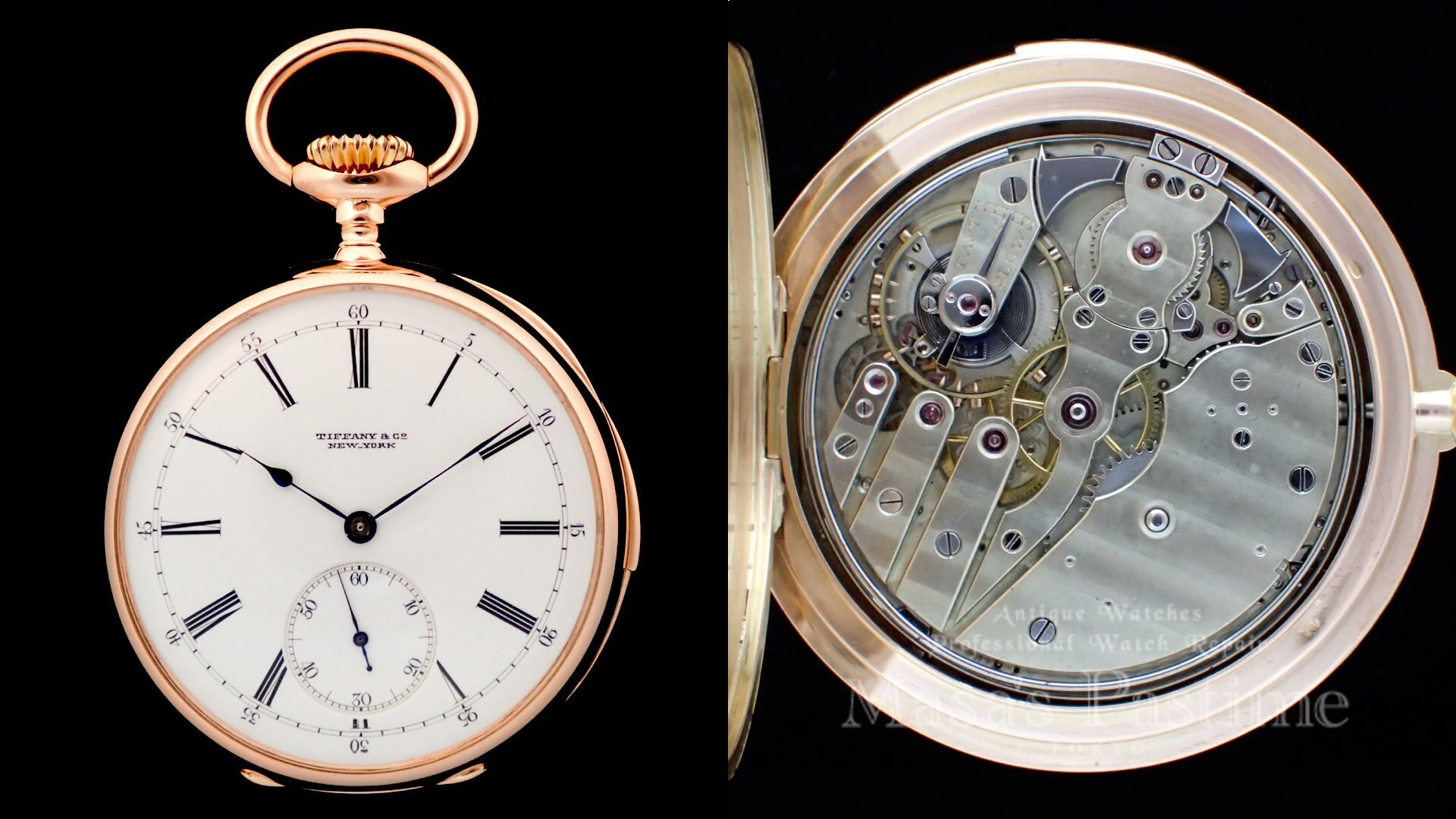 パテック・フィリップ　ティファニー　ミニッツリピーター　スイス　懐中時計