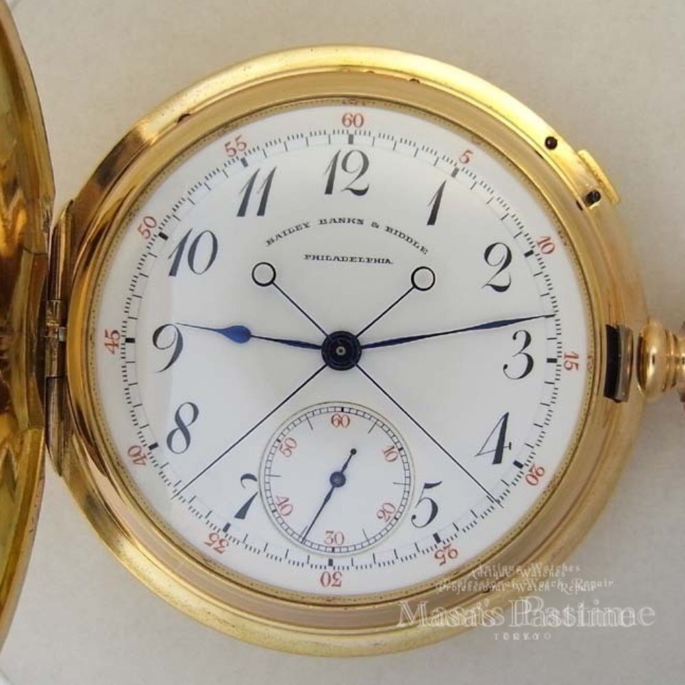 ご購入商品の整備の流れ パテックフィリップ スプリットセコンド 懐中時計