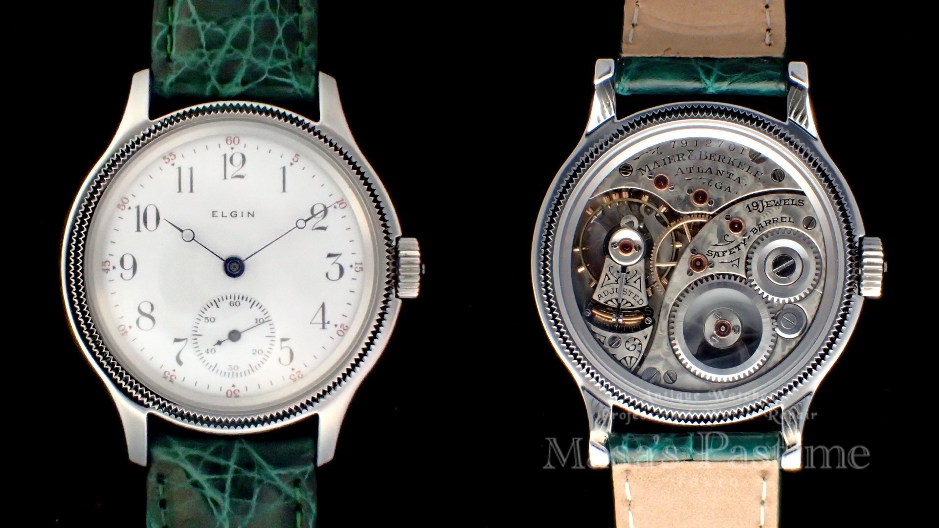 エルジン G201 カスタム腕時計