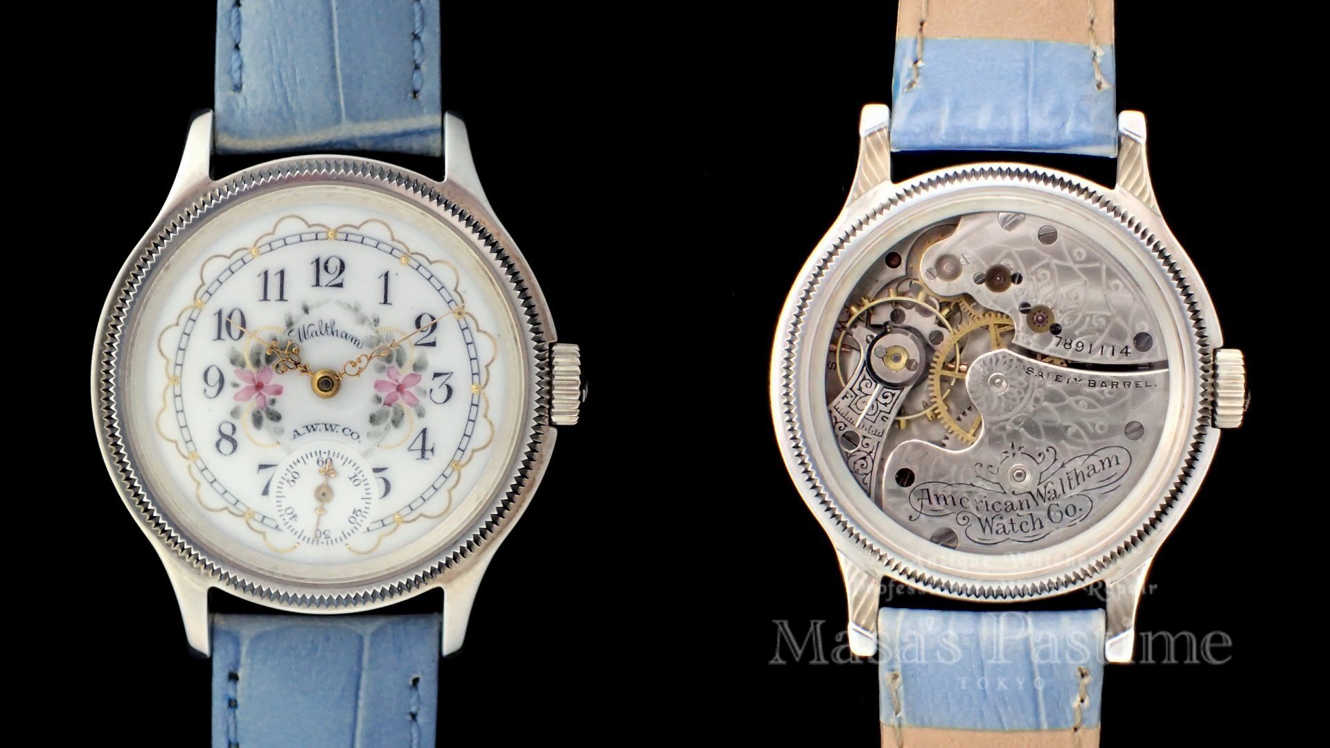 ウォルサム カラーダイアル カスタム腕時計