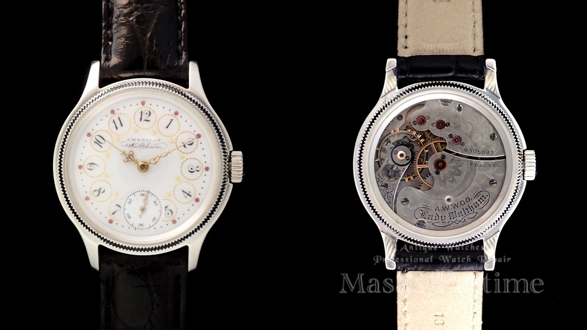 ウォルサム　カラーダイアル　カスタム腕時計