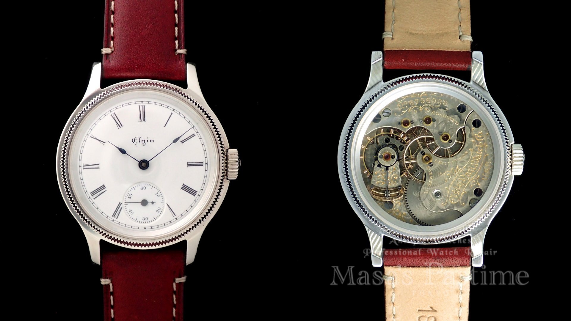 G167 エルジン カスタム腕時計