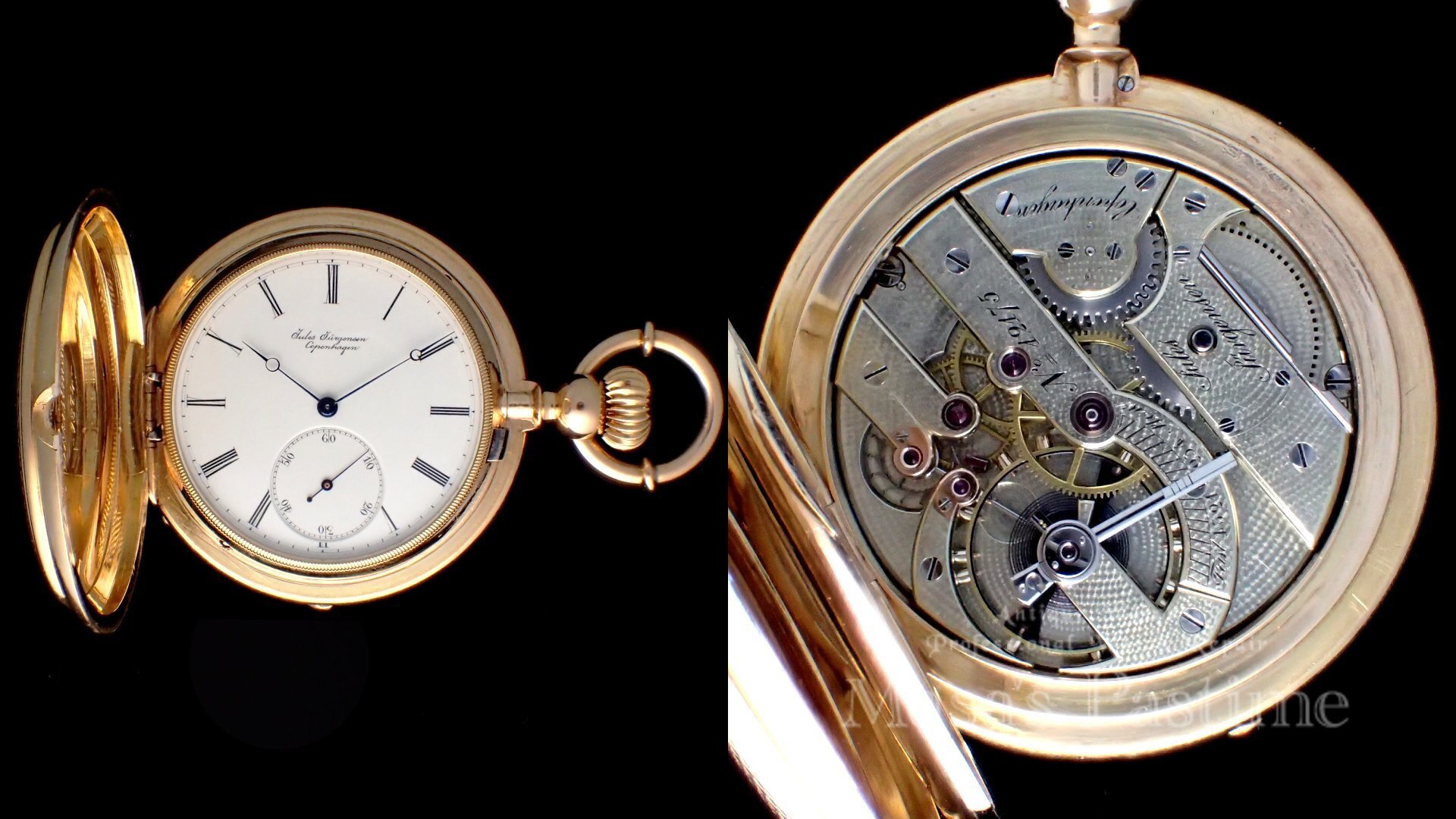 ユール　ヤーゲンセン　デンマーク　懐中時計